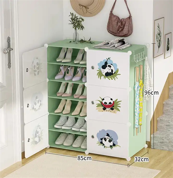 plastic shoe rack china factory